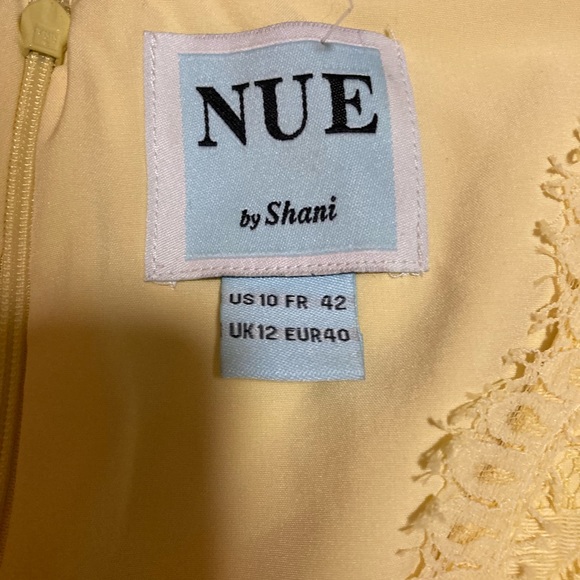 Nue by Shani Trumpet Cap Sleeve Lace Midi Dress - Picture 8 of 10